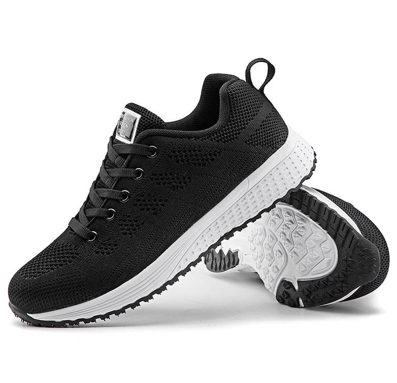Women's Breathable Mesh Sneakers – Lightweight Casual Walking Shoes
