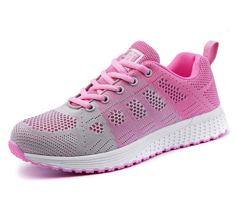 Women's Breathable Mesh Sneakers – Lightweight Casual Walking Shoes
