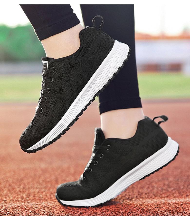 Women's Breathable Mesh Sneakers – Lightweight Casual Walking Shoes