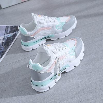 Women's Mesh Running Sneakers with Removable Insole