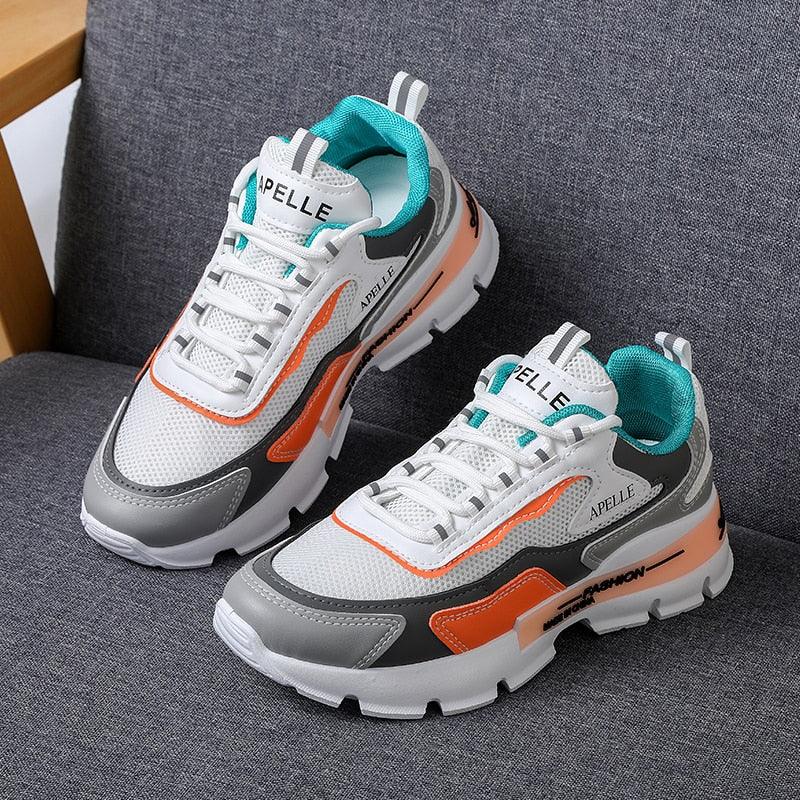 Women's Mesh Running Sneakers with Removable Insole