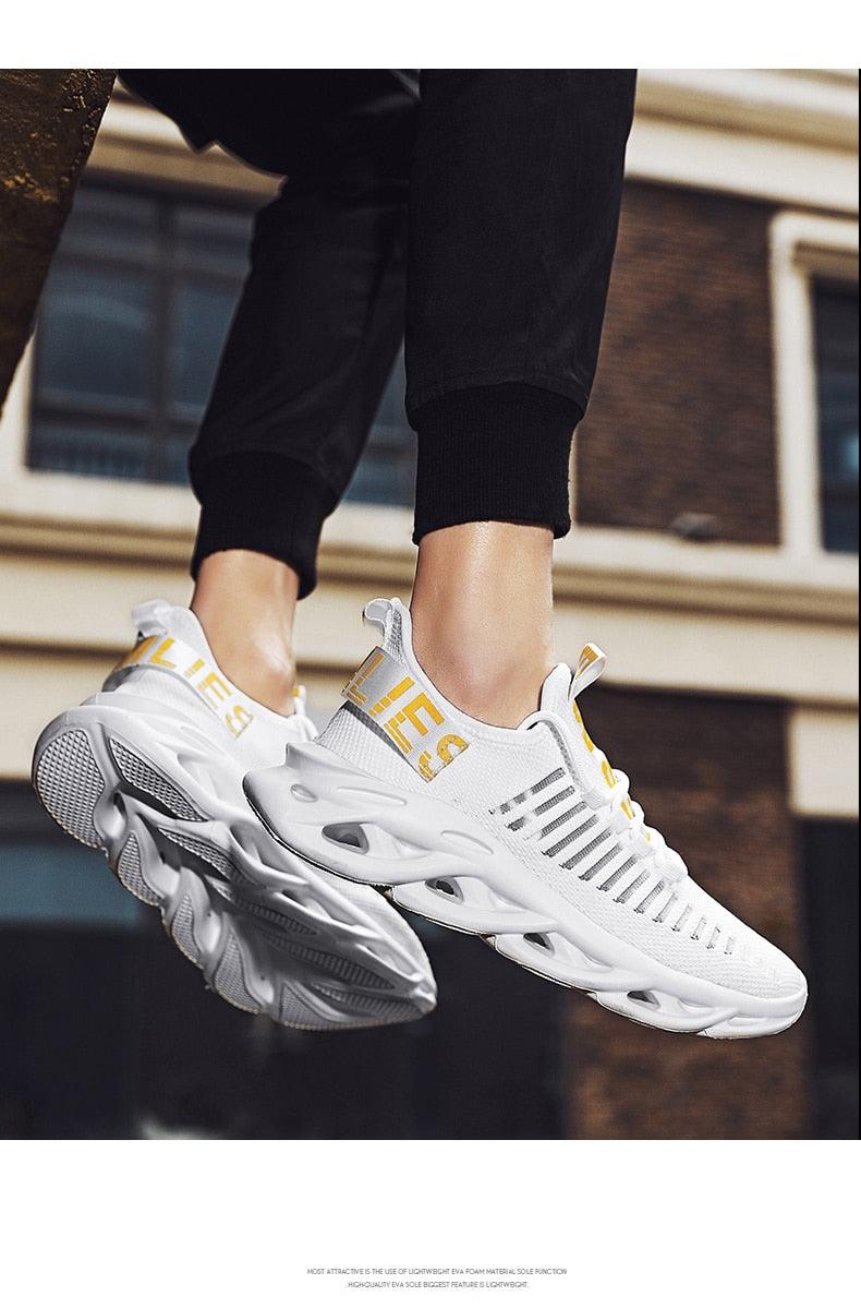 Men's Mesh Blade Sport Sneakers – Lightweight Performance Shoes