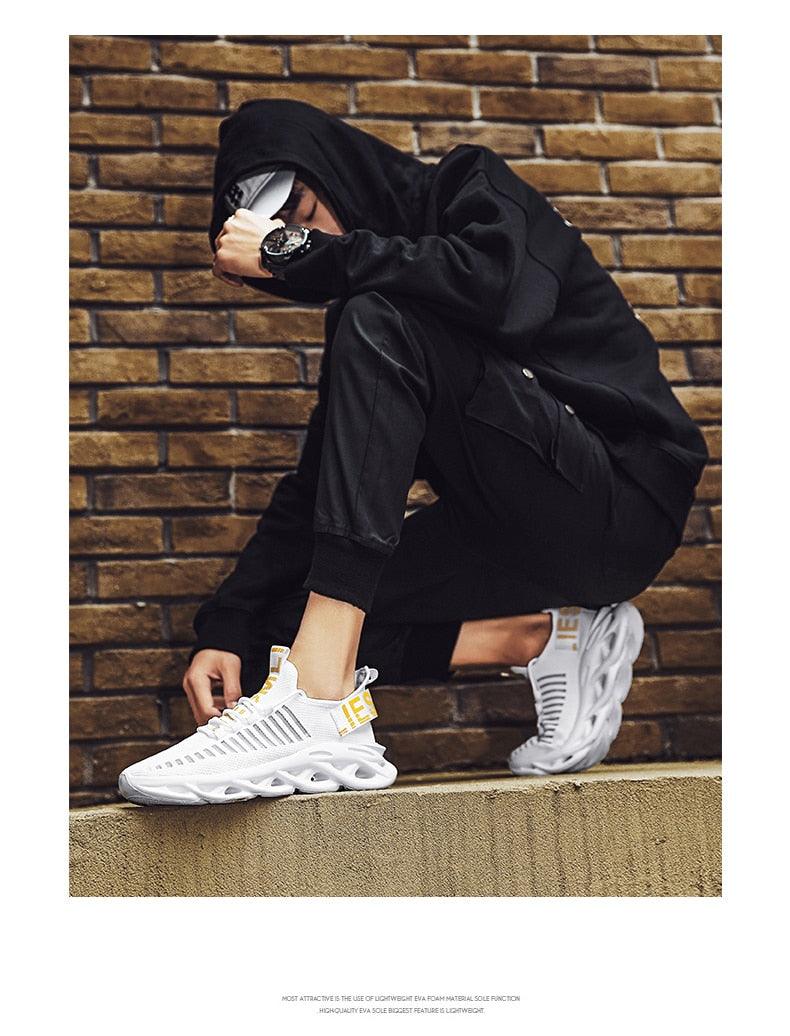 Men's Mesh Blade Sport Sneakers – Lightweight Performance Shoes