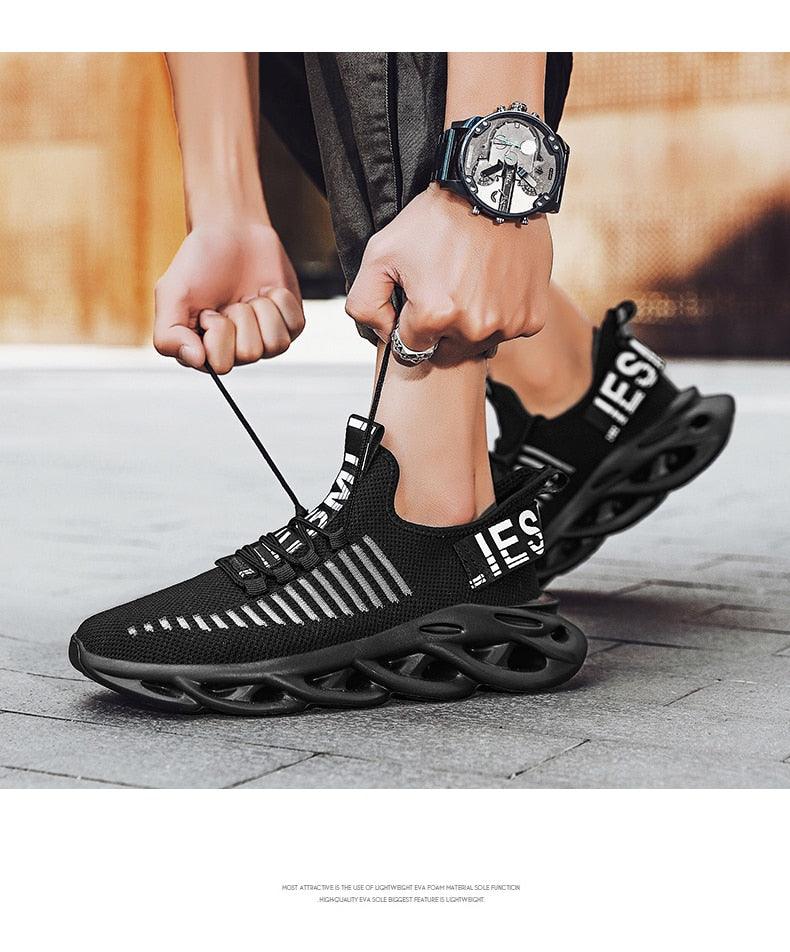 Men's Mesh Blade Sport Sneakers – Lightweight Performance Shoes