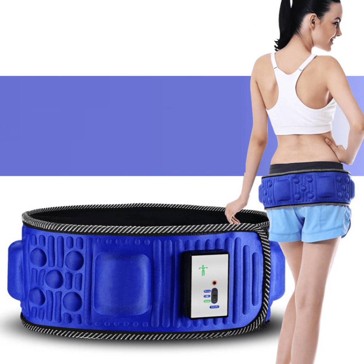 Vibration Massage Belt with Heat – Muscle Toning & Recovery