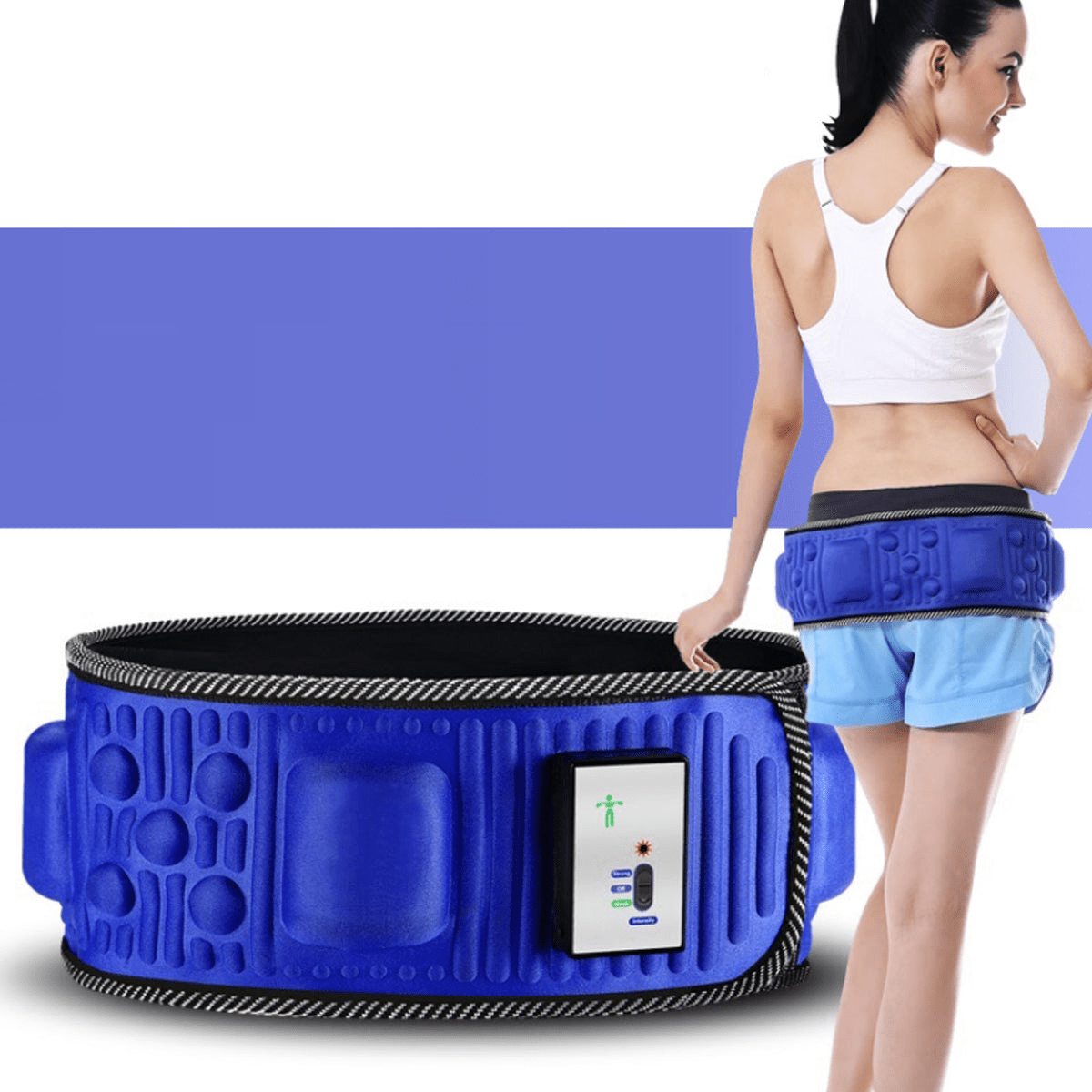 Vibration Massage Belt with Heat – Muscle Toning & Recovery