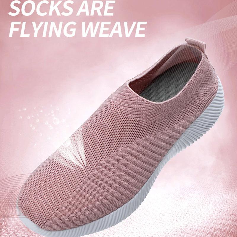 Women's PU Leather Heart Flat Sneakers