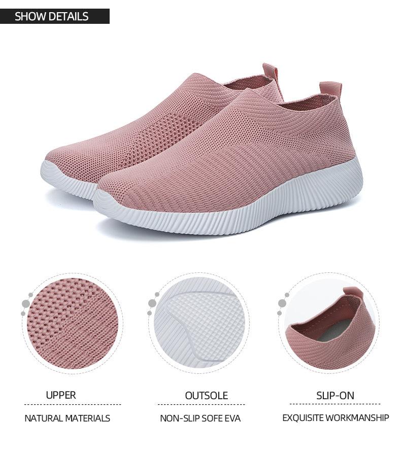 Women's PU Leather Heart Flat Sneakers