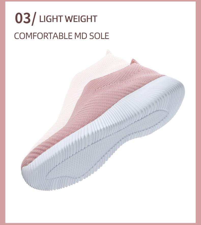 Women's PU Leather Heart Flat Sneakers