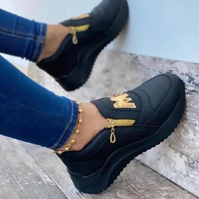 Women's Luxury Pink Vulcanize Sneakers