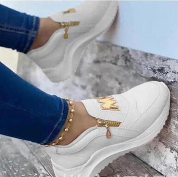 Women's Luxury Pink Vulcanize Sneakers