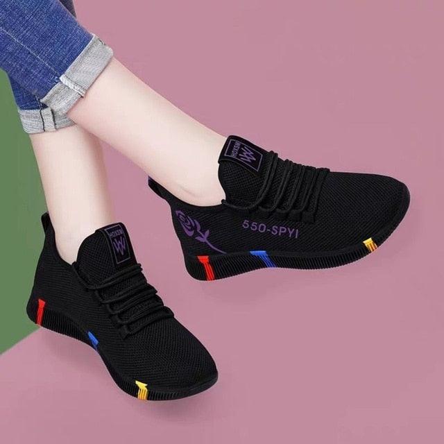Women's Breathable Non-Slip Platform Sneakers