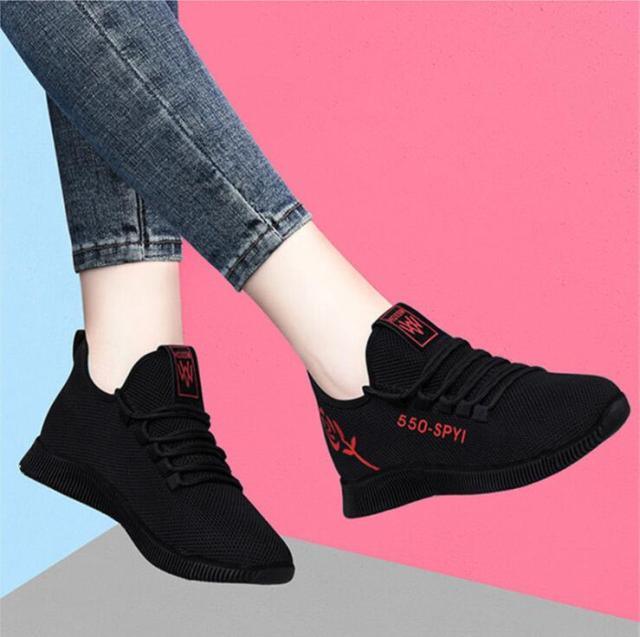 Women's Breathable Non-Slip Platform Sneakers