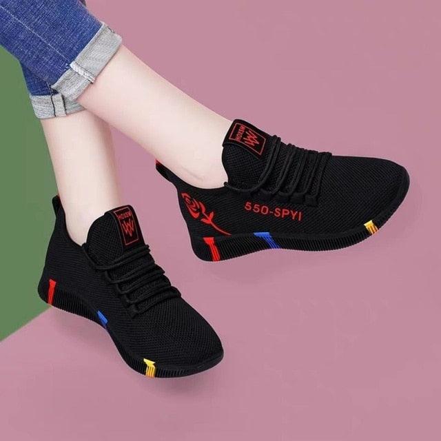 Women's Breathable Non-Slip Platform Sneakers