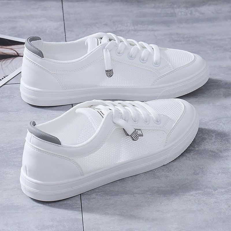 Women's Breathable Mesh Flat Sneakers