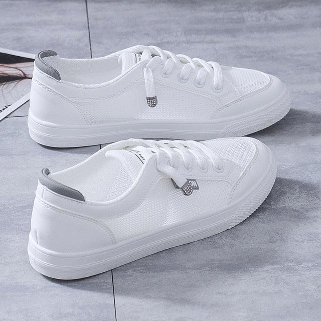 Women's Breathable Mesh Flat Sneakers