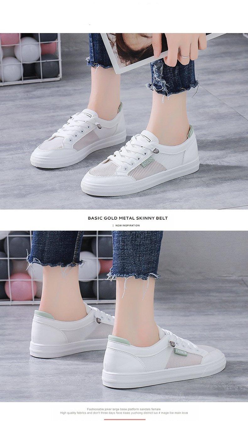 Women's Breathable Mesh Flat Sneakers