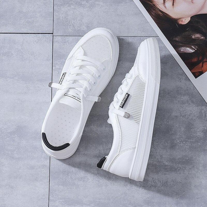 Women's Breathable Mesh Flat Sneakers