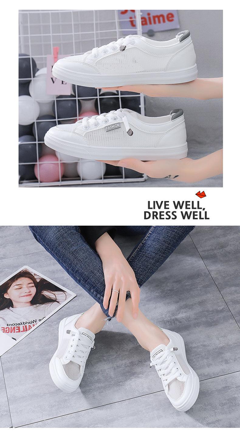 Women's Breathable Mesh Flat Sneakers