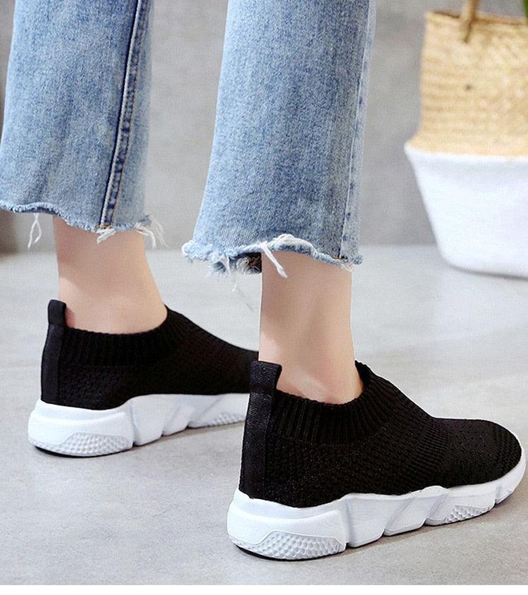 Women's Lightweight Slip-On Mesh Sneakers