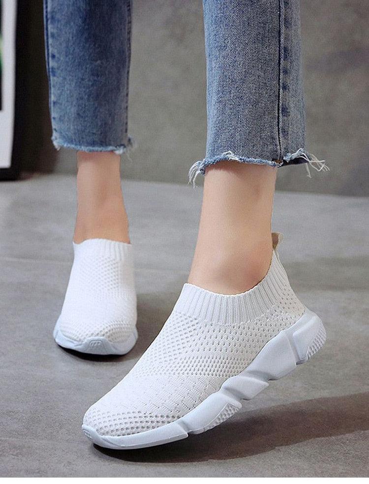 Women's Lightweight Slip-On Mesh Sneakers