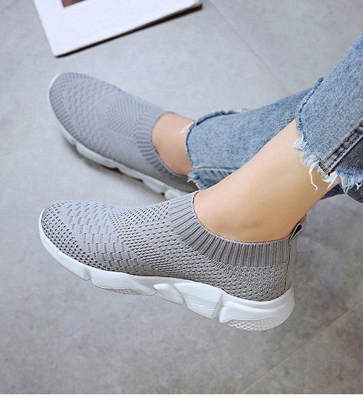 Women's Lightweight Slip-On Mesh Sneakers