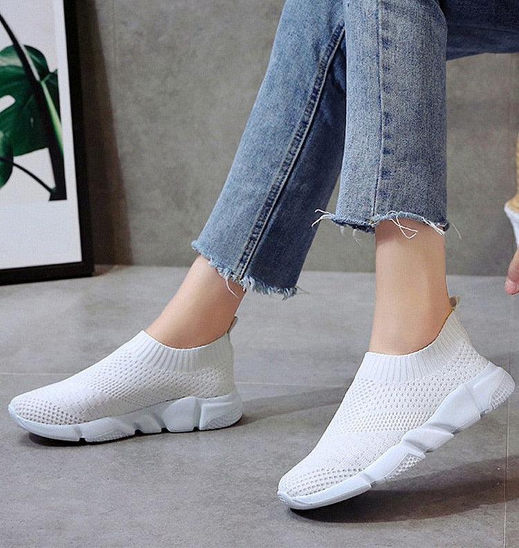 Women's Lightweight Slip-On Mesh Sneakers