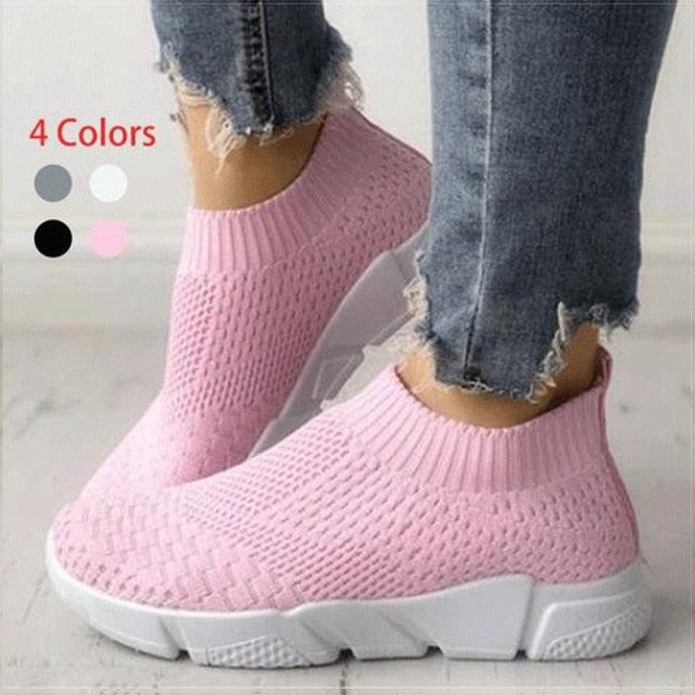 Women's Lightweight Slip-On Mesh Sneakers