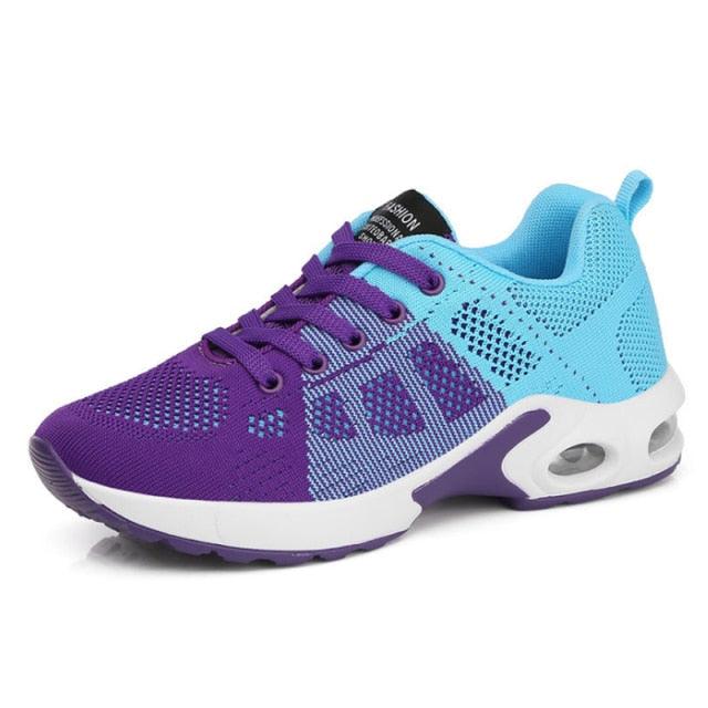 Women's Red Air Cushion Sneakers