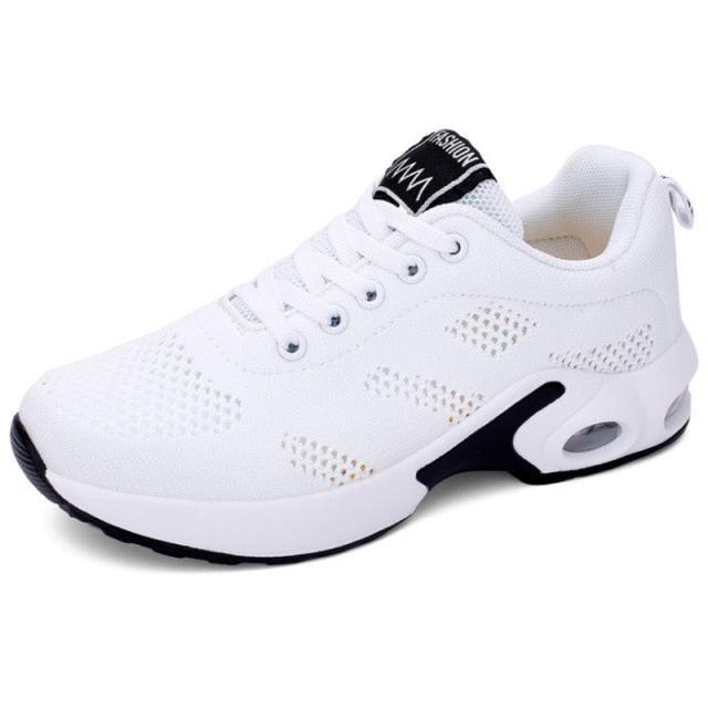 Women's Red Air Cushion Sneakers