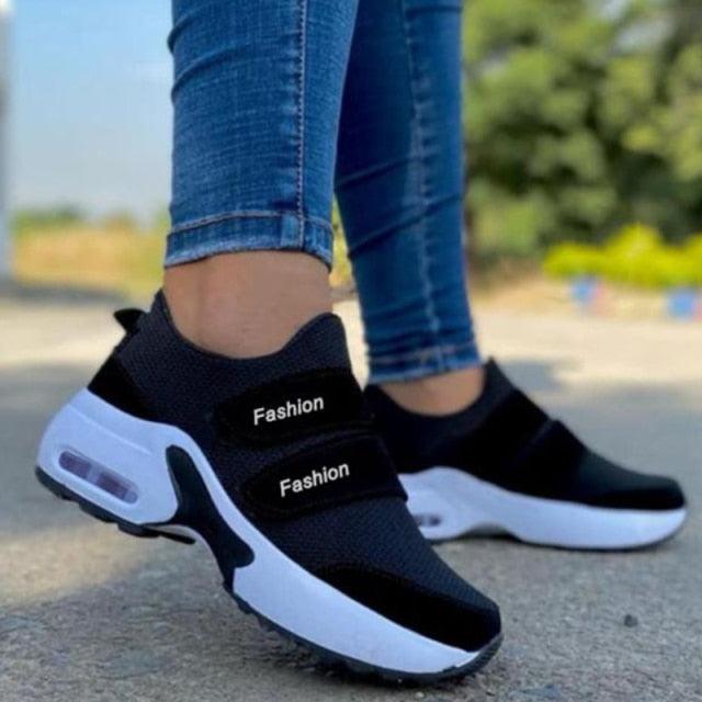 Women's Red Air Cushion Sneakers